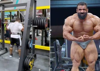 Hadi Choopan Smith Machine Squats