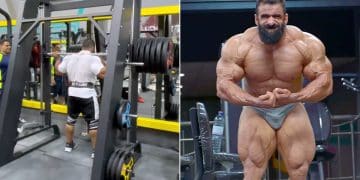 Hadi Choopan Smith Machine Squats