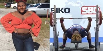 Mahailya Reeves Bench Press