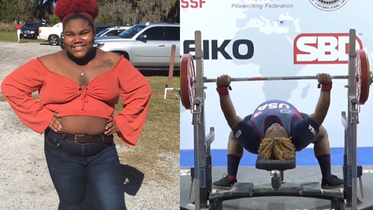 18yo Mahailya Reeves 84KG Scores The Heaviest Women s Raw Bench 