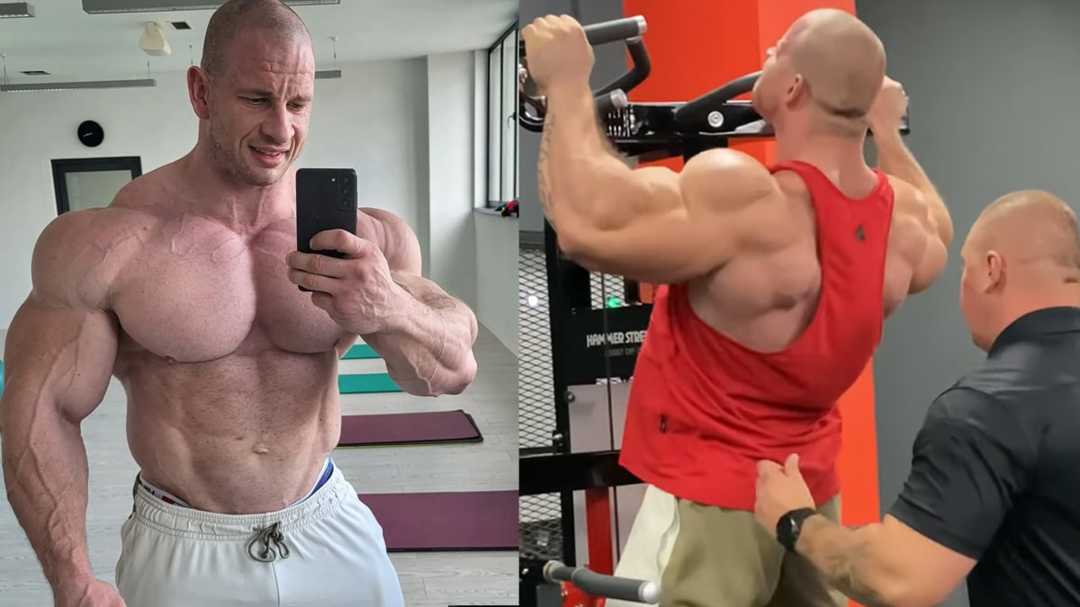 Michal Krizo Builds Huge Back In Prep For 2022 Amateur Olympia Italy 