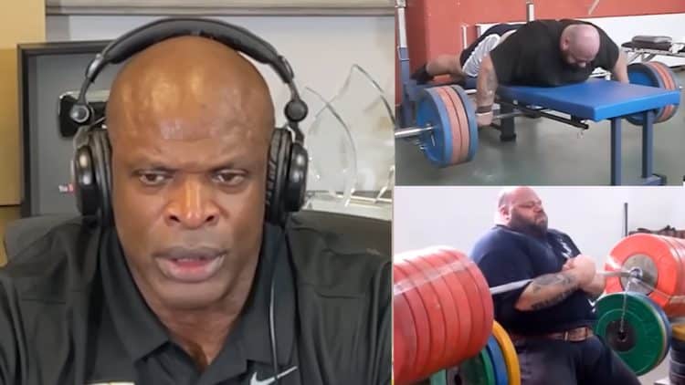 Ronnie Coleman Reacts Crazy Lifts