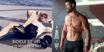 Chris Hemsworth Core Workout