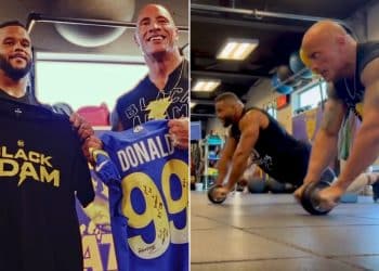 Dwayne Johnson Aaron Donald Ab Workouts