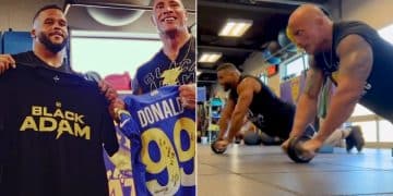 Dwayne Johnson Aaron Donald Ab Workouts