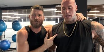 Martyn Ford Michael Bisping Chest Workout