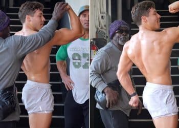 Robby Robinson Sharpen Joseph Baena Posing