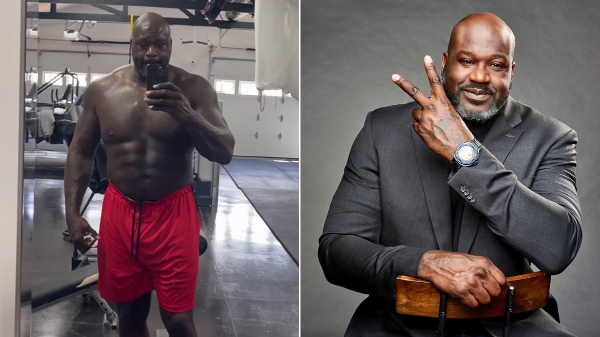 Shaquille O'Neal Shows Off Ripped Abs At 50 – Fitness Volt
