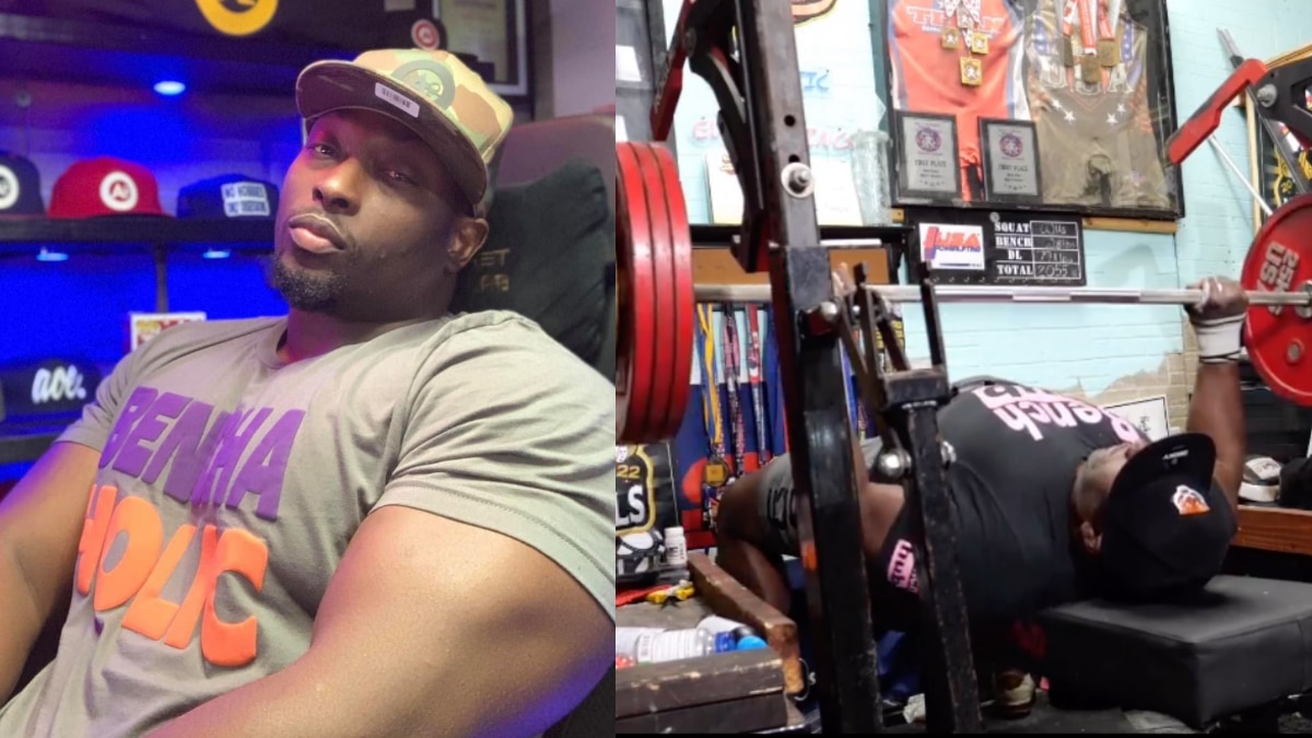 Powerlifter Jaisyn Mike Smashes a 425Lb Bench Press for 20Rep PR at