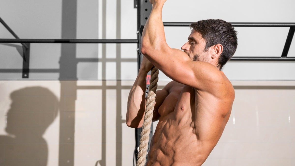 Rope Climbing Exercise for Strength & Conditioning - Bodyweight