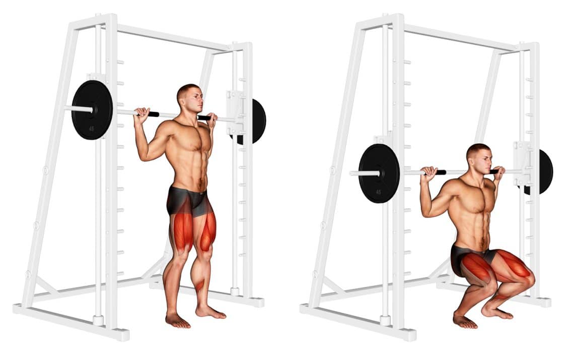 12 Best Smith Machine Leg Exercises + Workouts Fitness Volt