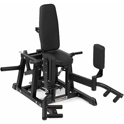 Titan Fitness Plate-Loaded Hip Abductor and Adductor Exercise Machine Coupon
