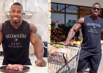 Bodybuilder Joe Mackey Grocery Cart