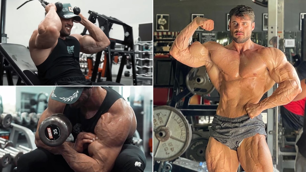 Bodybuilder Logan Franklin Destroys an Arm Workout En Route to the 2022