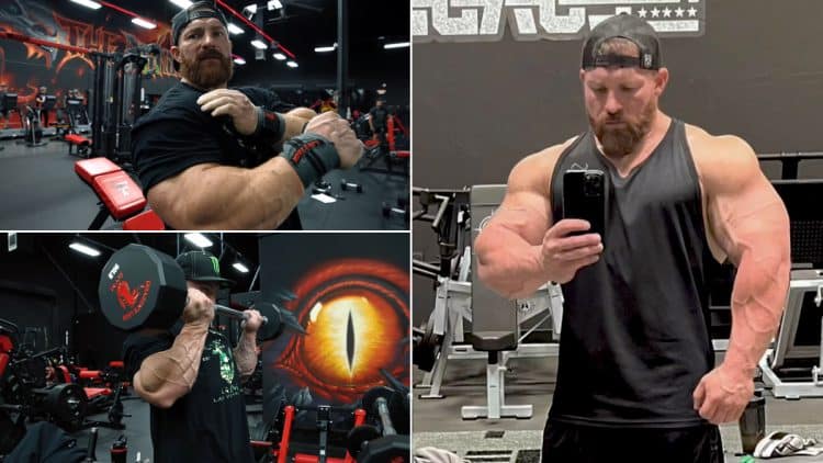 Flex Lewis Bicep And Tricep Workout