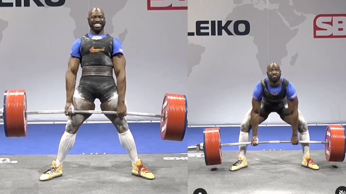 Powerlifter Gregory Johnson (93KG) Hits a 371.5kg (819lb) IPF