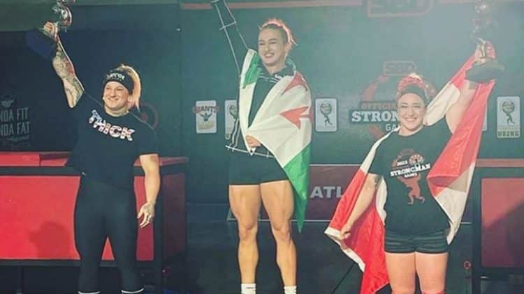 Rhianon Lovelace Wins 2022 U64kg Worlds Strongest Woman