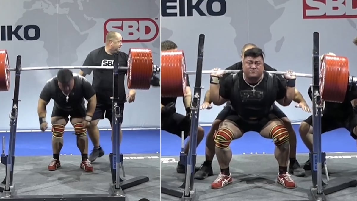 Powerlifter Yang (120KG) Sets New 440.5-kg (971.1-lb) Equipped IPF Squat World Record Volt