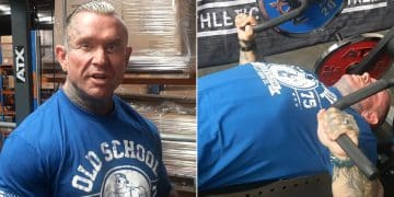 Lee Priest Decline Bench Press