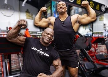 Ronnie Coleman And Larry Wheels Leg Press Strength