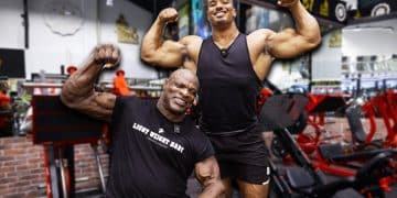 Ronnie Coleman And Larry Wheels Leg Press Strength