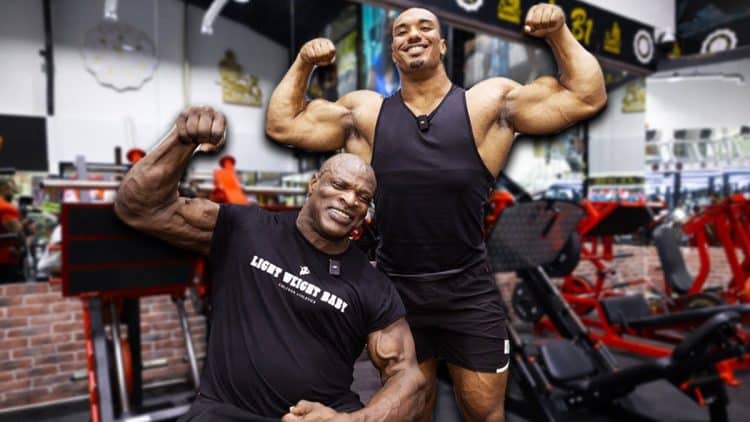 Ronnie Coleman And Larry Wheels Leg Press Strength