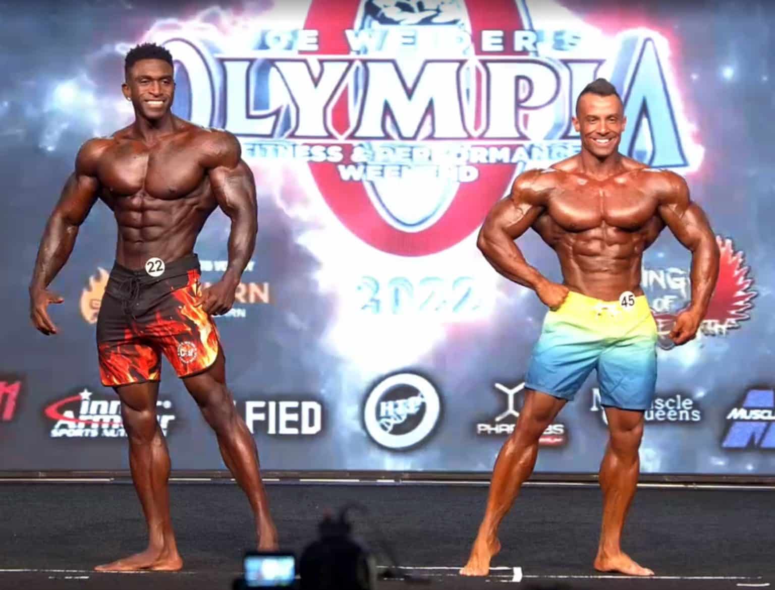 2022 Men’s Physique Olympia PreJudging Report Fitness Volt