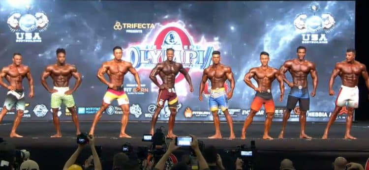 2022 Men Physique Olympia 6th Callout