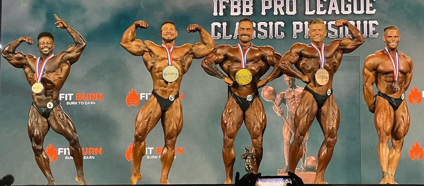 2022 Mr. Olympia Classic Physique Results and Prize Money Fitness Volt