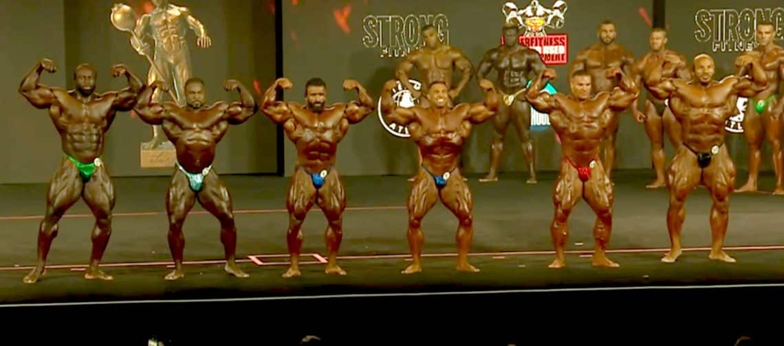 2022 Mr. Olympia Men's Open Bodybuilding Prejudging Report Fitness Volt