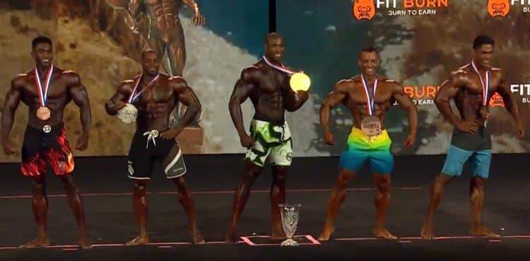 2022 Olympia Men Physique Winners