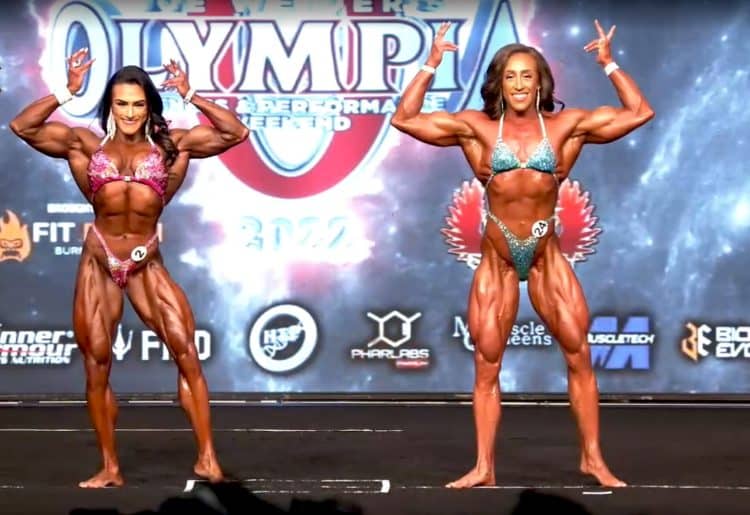 2022 Olympia Women Physique 4th Callout