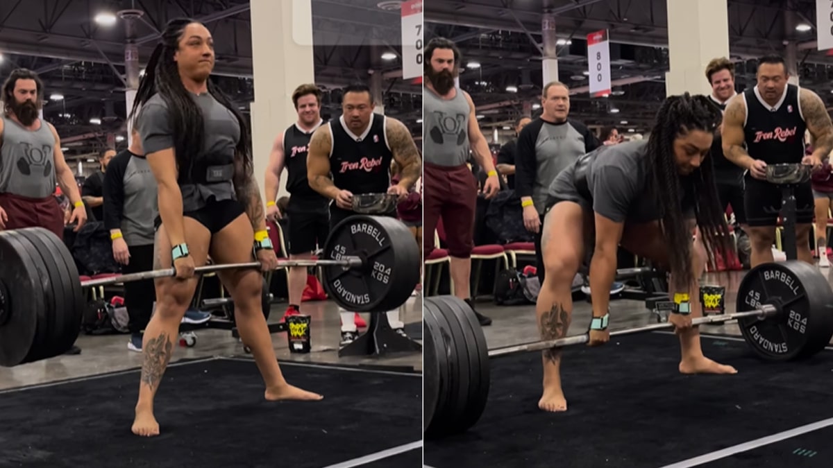 Powerlifter Brianny Terry Impresses at 2022 Olympia Expo With 500lb