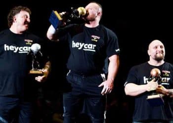 Britains Strongest Man Podium 2023