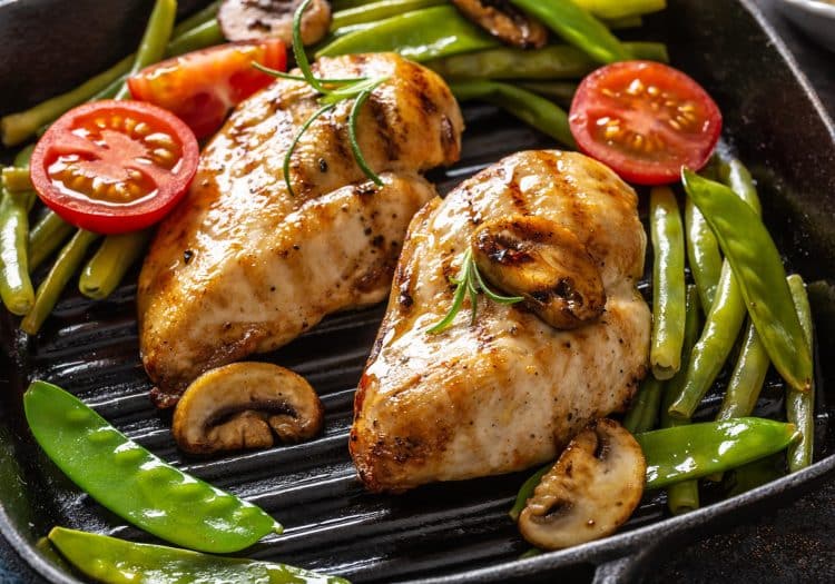 Chicken Breast with Green Beans