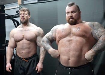 Eddie Hall and Jamie Christian Workout