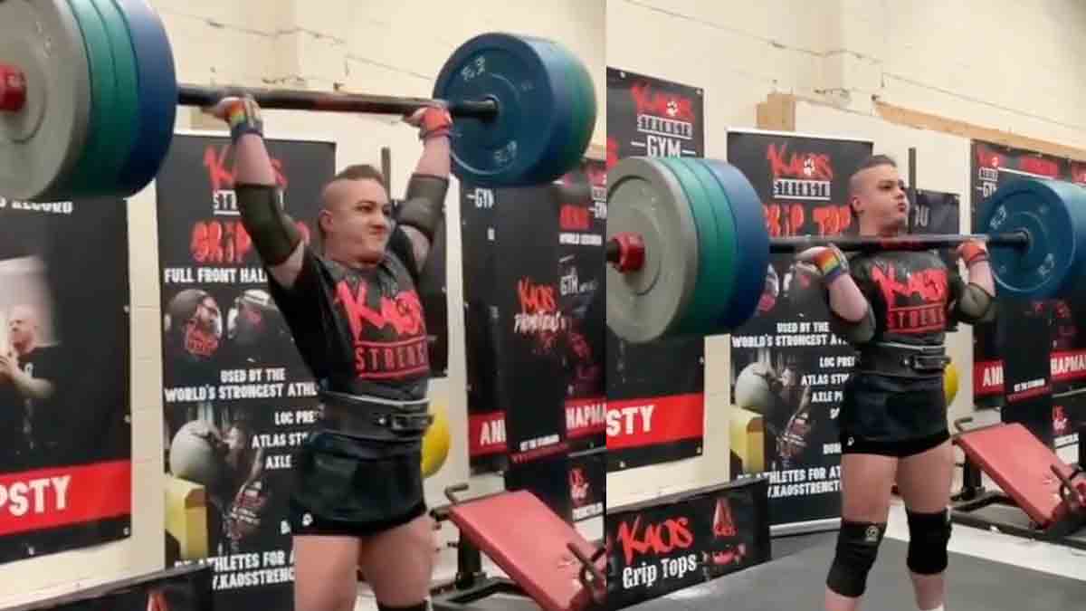 Rhianon Lovelace Sets a 101-kg (222.7-lb) U64 Axle Press World Record At  2023 Kaos New Year Push Pull Competition – Fitness Volt