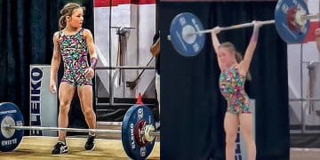 Rory Van Ulft Clean Jerk 2x Her Bodyweight