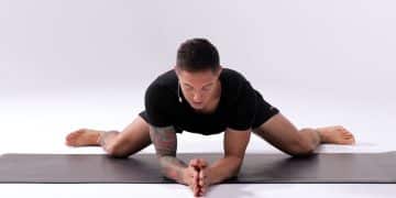 Frog Stretch Or Mandukasana