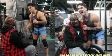 Jesse James Pranks Ronnie Coleman Fake Weights