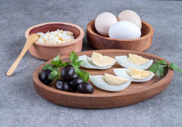 Olives and Boiled Eggs 