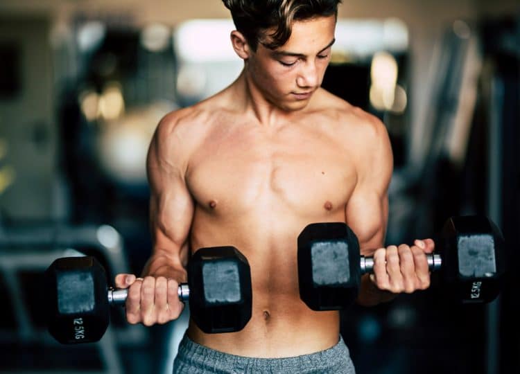 Teenager Working Out