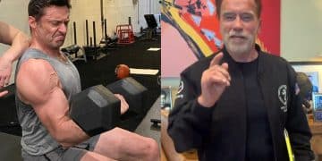 Arnold Schwarzenegger & Hugh Jackman