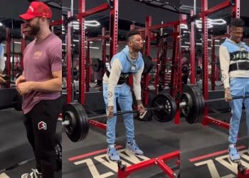 Rapper Blueface Bradley Martyn Over 300 Lb Deadlift