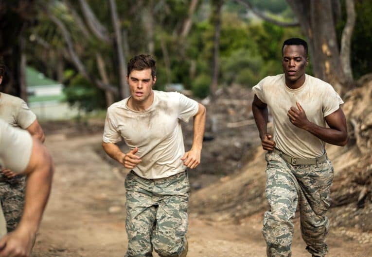 Soldiers Running