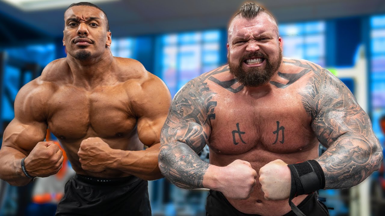 Jay Cutler coaches world-renowned strongman Eddie Hall through a brutal  back workout