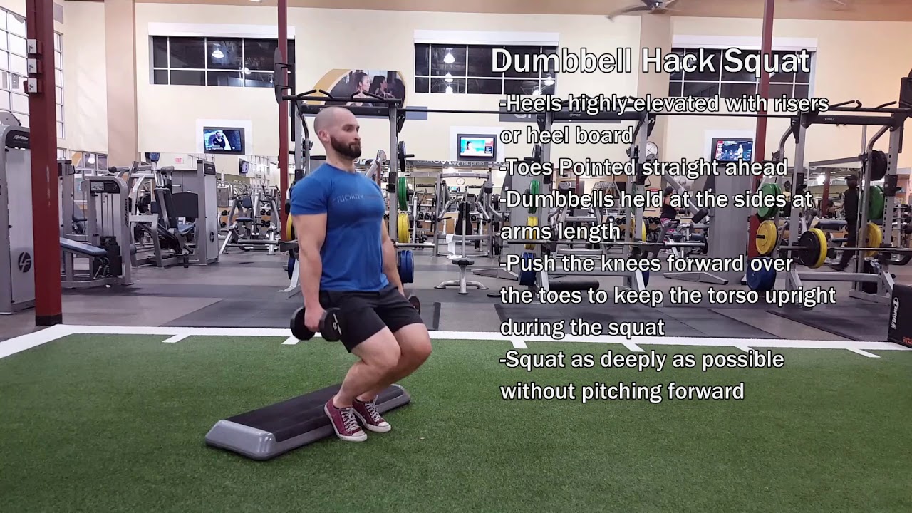 Dumbbell Hack Squat Guide: How To, Benefits, Muscles Worked, Variations