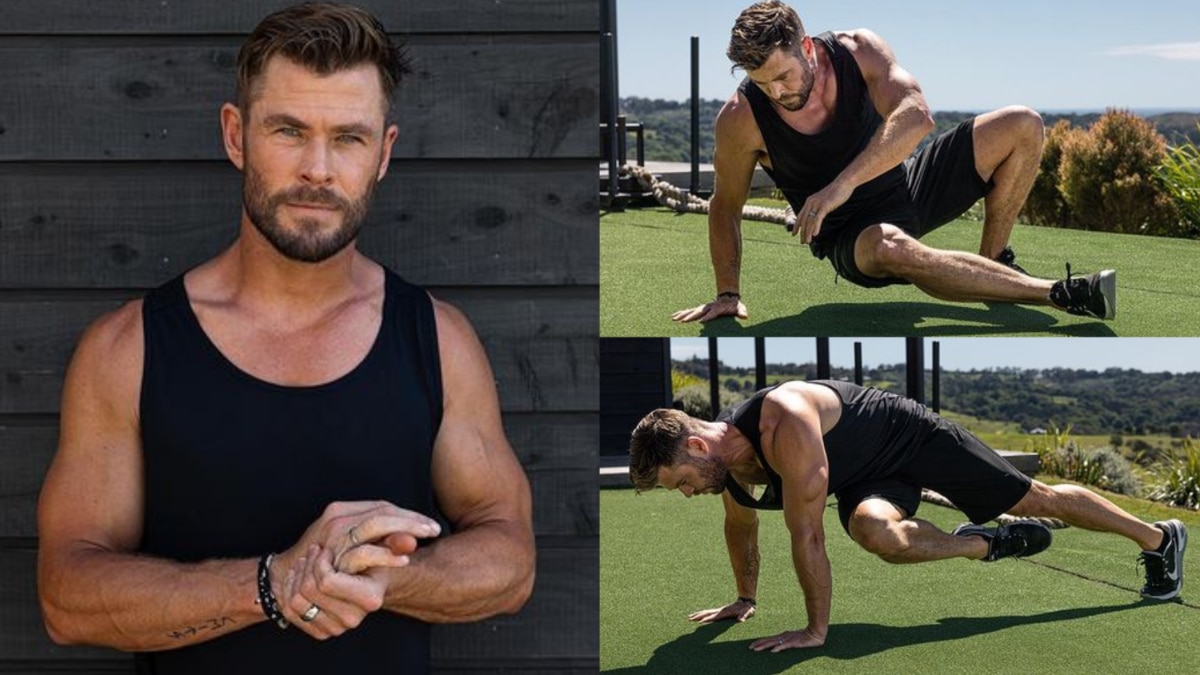 Chris Hemsworth Showcases Lean Physique With 'Full Core Circuit ...