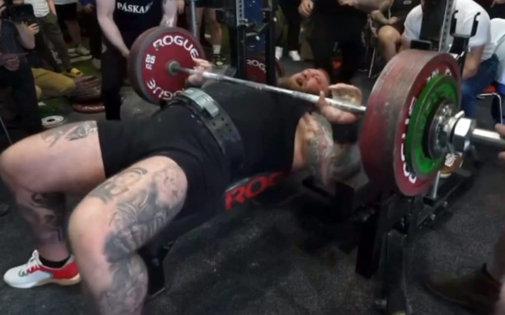 Hafthor Bjornsson Tore His Pec