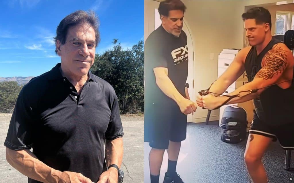 Lou Ferrigno Guides Manganiello Hulk Chest